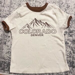 White baby tee
